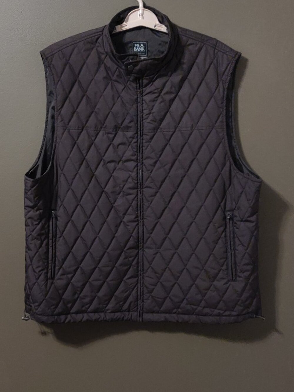 Jos. A. Bank Diamond Quilted Travel Tech Vest Brown Men's XXL